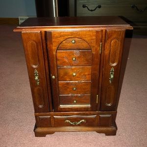 Wooden Jewelry Box Organizer